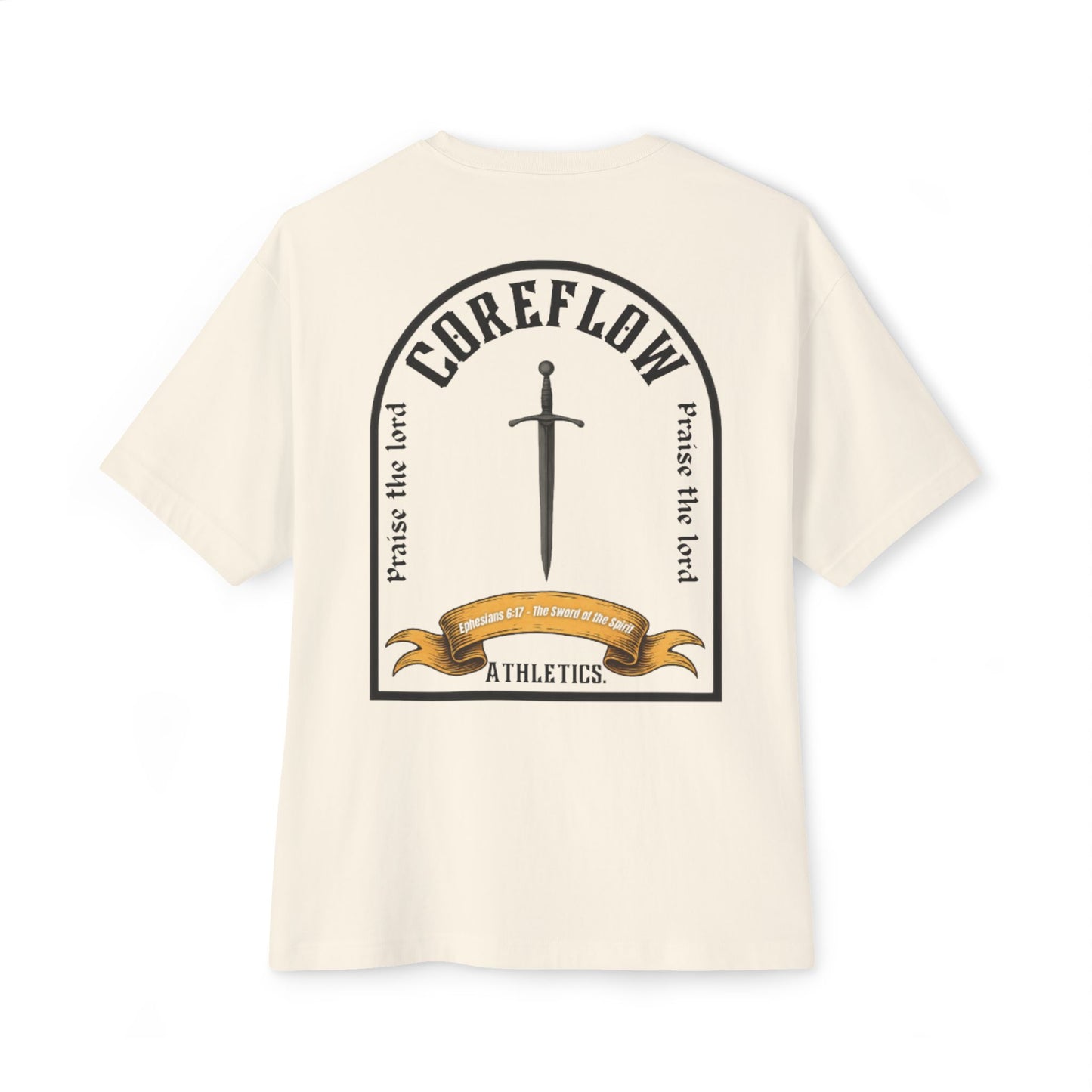 Sword Graphic Tee Oversized T-Shirt