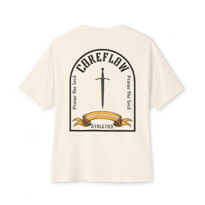 Sword Graphic Tee Oversized  T-Shirt