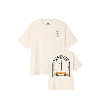 Sword Graphic Tee Oversized  T-Shirt