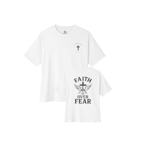Faith Over Fear Oversized Tee